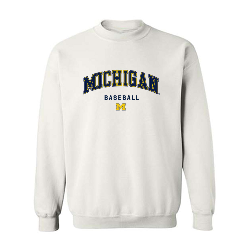 Michigan - NCAA Baseball : Brock leitgeb - Classic Shersey Crewneck Sweatshirt-0