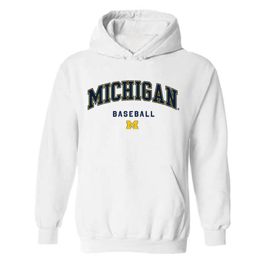 Michigan - NCAA Baseball : Noah Miller - Classic Shersey Hooded Sweatshirt-0