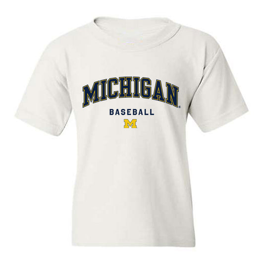 Michigan - NCAA Baseball : Noah Miller - Classic Shersey Youth T-Shirt-0