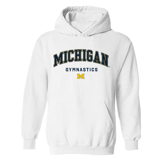 Michigan - NCAA Men's Gymnastics : Landen Blixt - Classic Shersey Hooded Sweatshirt-0