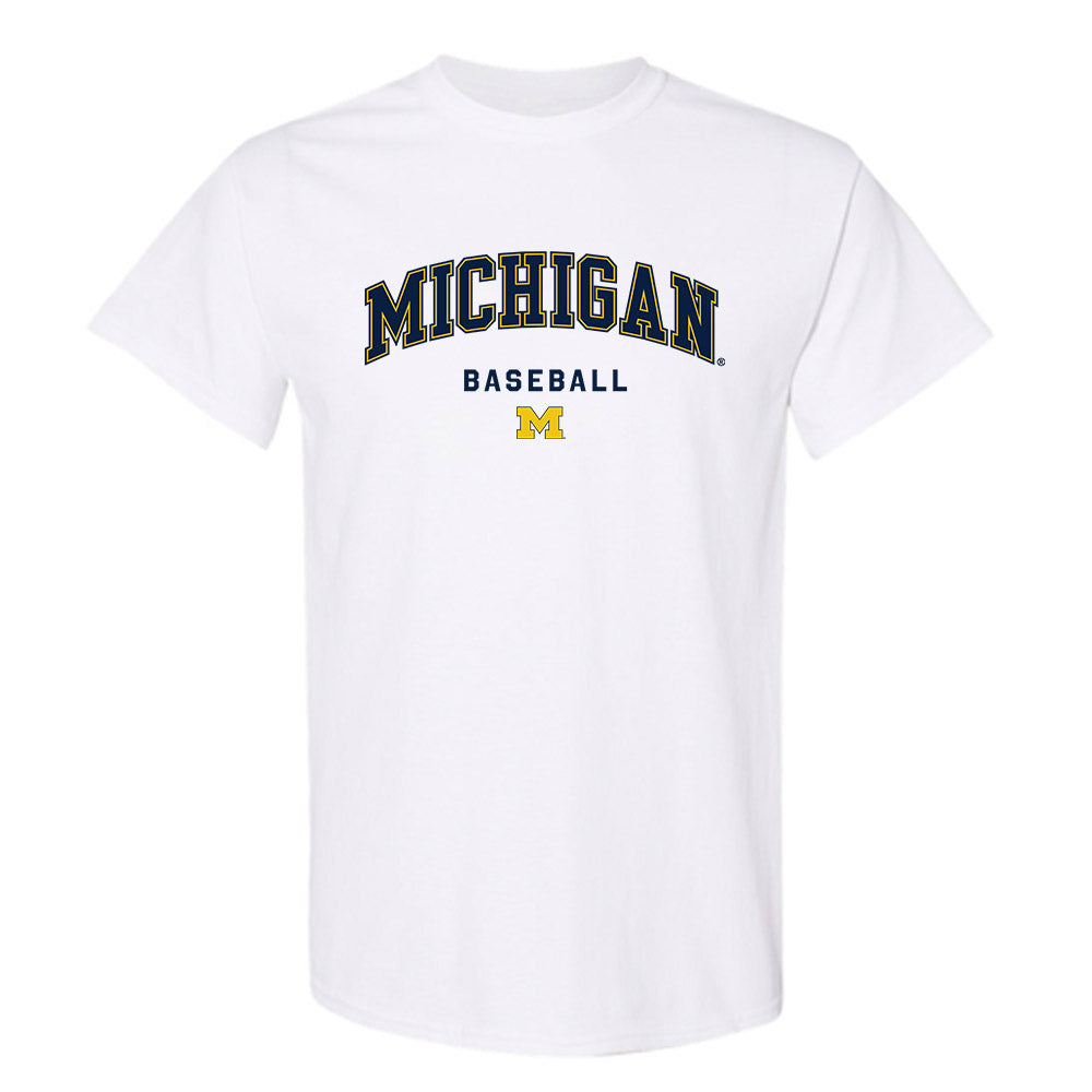 Michigan - NCAA Baseball : Noah Miller - Classic Shersey T-Shirt-0