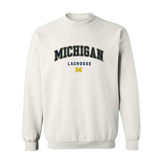Michigan - NCAA Women's Lacrosse : Truus van Wees - Classic Shersey Crewneck Sweatshirt-0