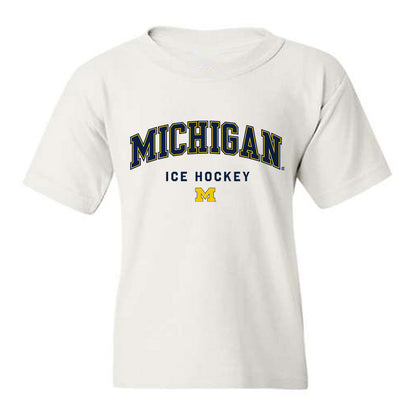 Michigan - NCAA Men's Ice Hockey : Nick Moldenhauer - Classic Shersey Youth T-Shirt-0