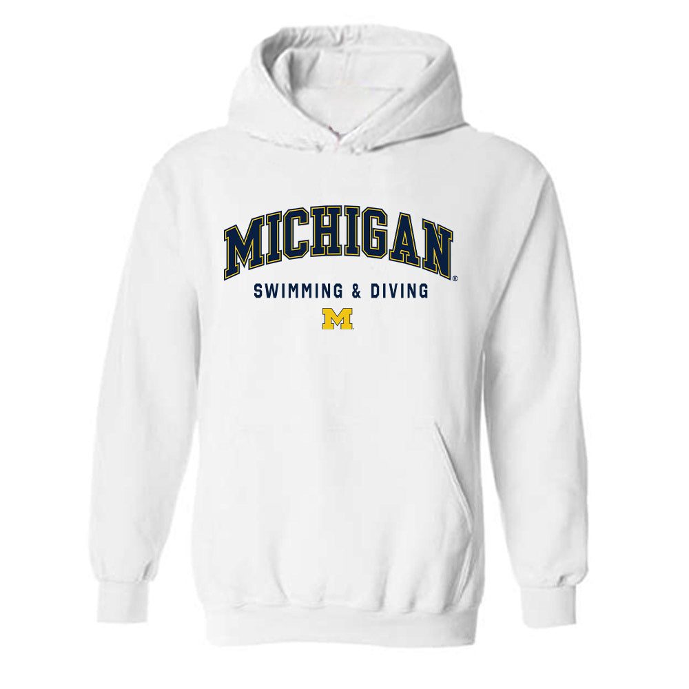 Michigan - NCAA Women's Swimming & Diving : Bella Sims - Classic Shersey Hooded Sweatshirt-0