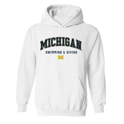 Michigan - NCAA Women's Swimming & Diving : Bella Sims - Classic Shersey Hooded Sweatshirt-0