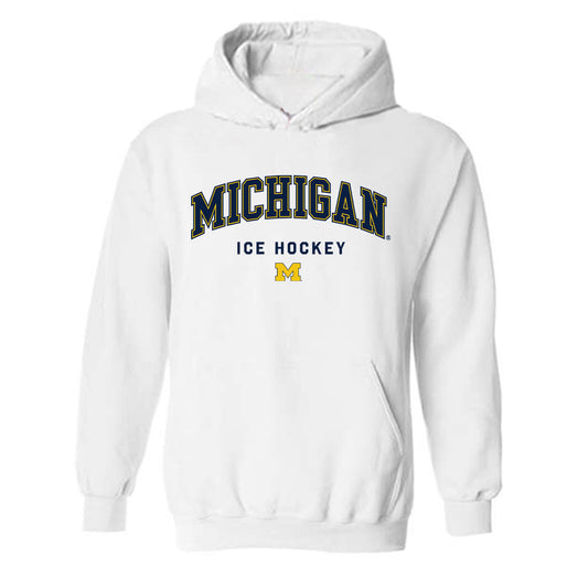 Michigan - NCAA Men's Ice Hockey : Tyler Duke - Classic Shersey Hooded Sweatshirt-0