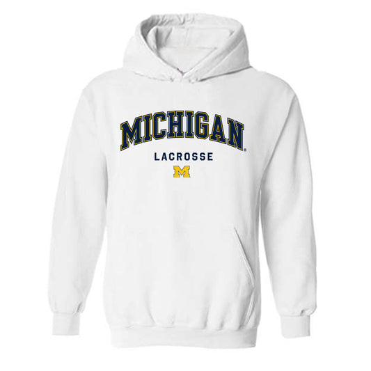 Michigan - NCAA Women's Lacrosse : Jane Fetterolf - Classic Shersey Hooded Sweatshirt-0