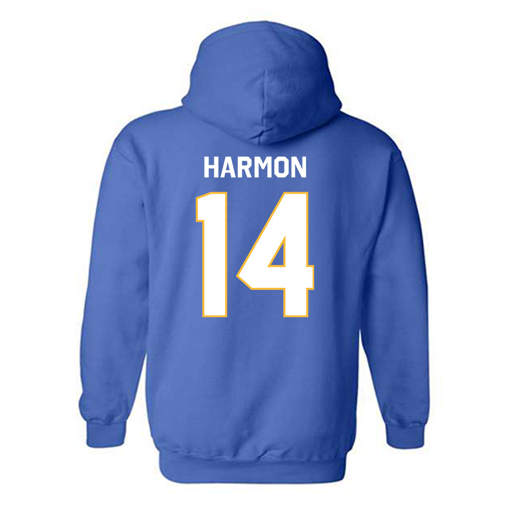 Webster - NCAA Men's Basketball : Will Harmon - Classic Shersey Hooded Sweatshirt-1