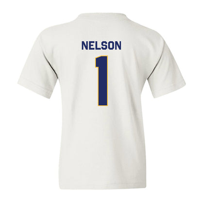 Webster - NCAA Men's Basketball : Charles Nelson - Classic Shersey Youth T-Shirt-1