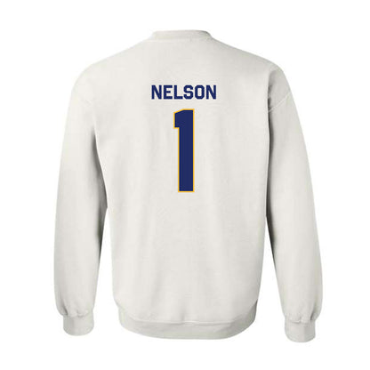 Webster - NCAA Men's Basketball : Charles Nelson - Classic Shersey Crewneck Sweatshirt-1