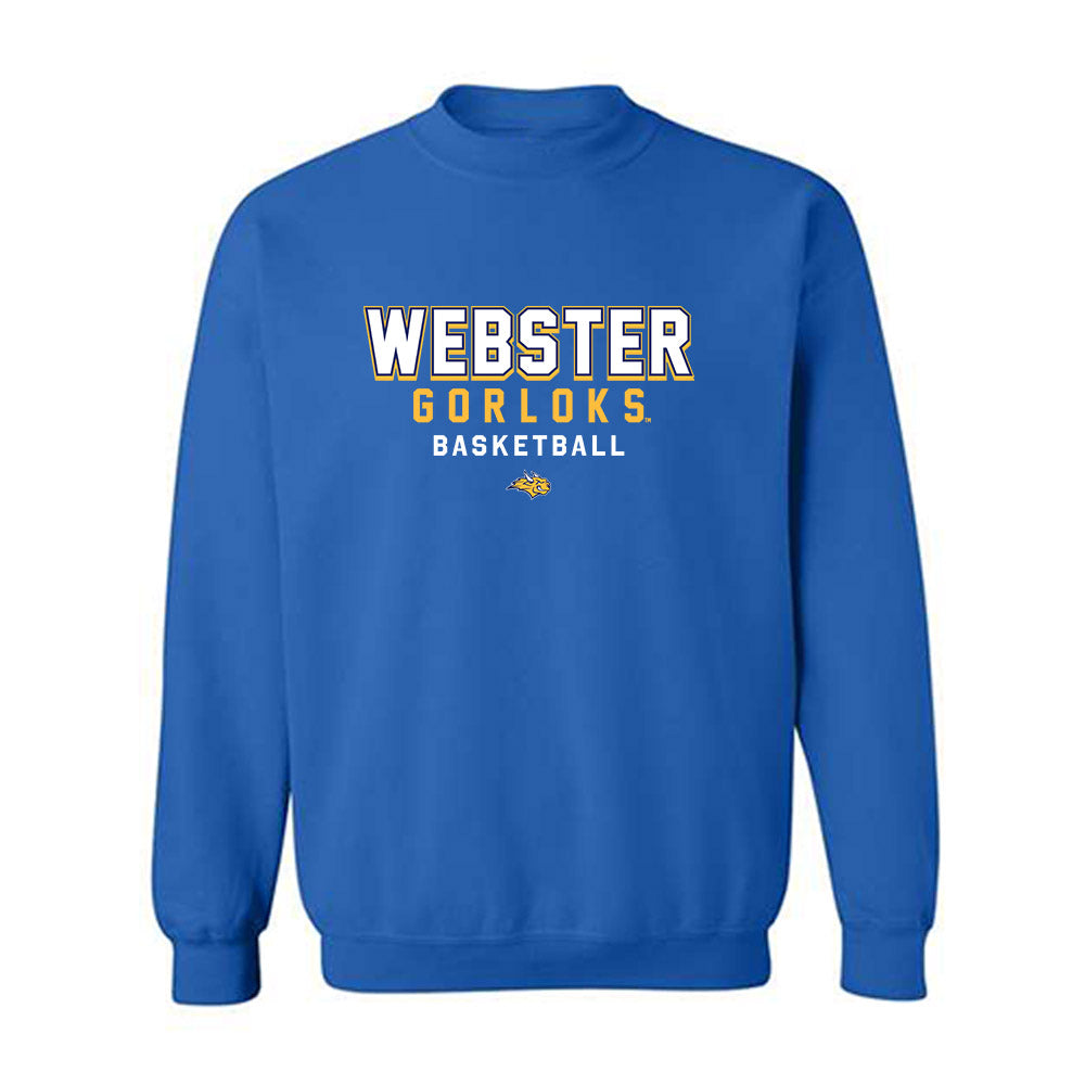 Webster - NCAA Men's Basketball : Justin Ugo - Classic Shersey Crewneck Sweatshirt-0