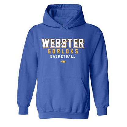 Webster - NCAA Men's Basketball : Charles Nelson - Classic Shersey Hooded Sweatshirt-0