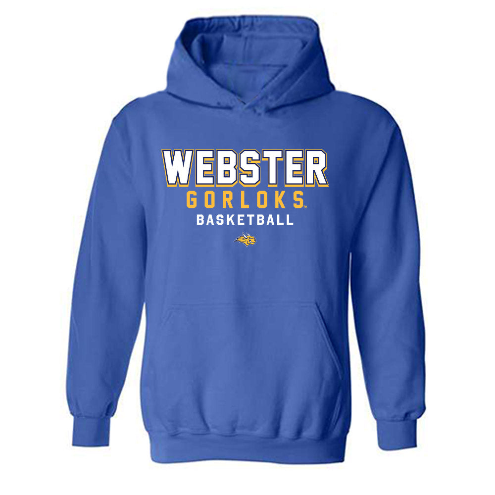 Webster - NCAA Men's Basketball : Will Harmon - Classic Shersey Hooded Sweatshirt-0