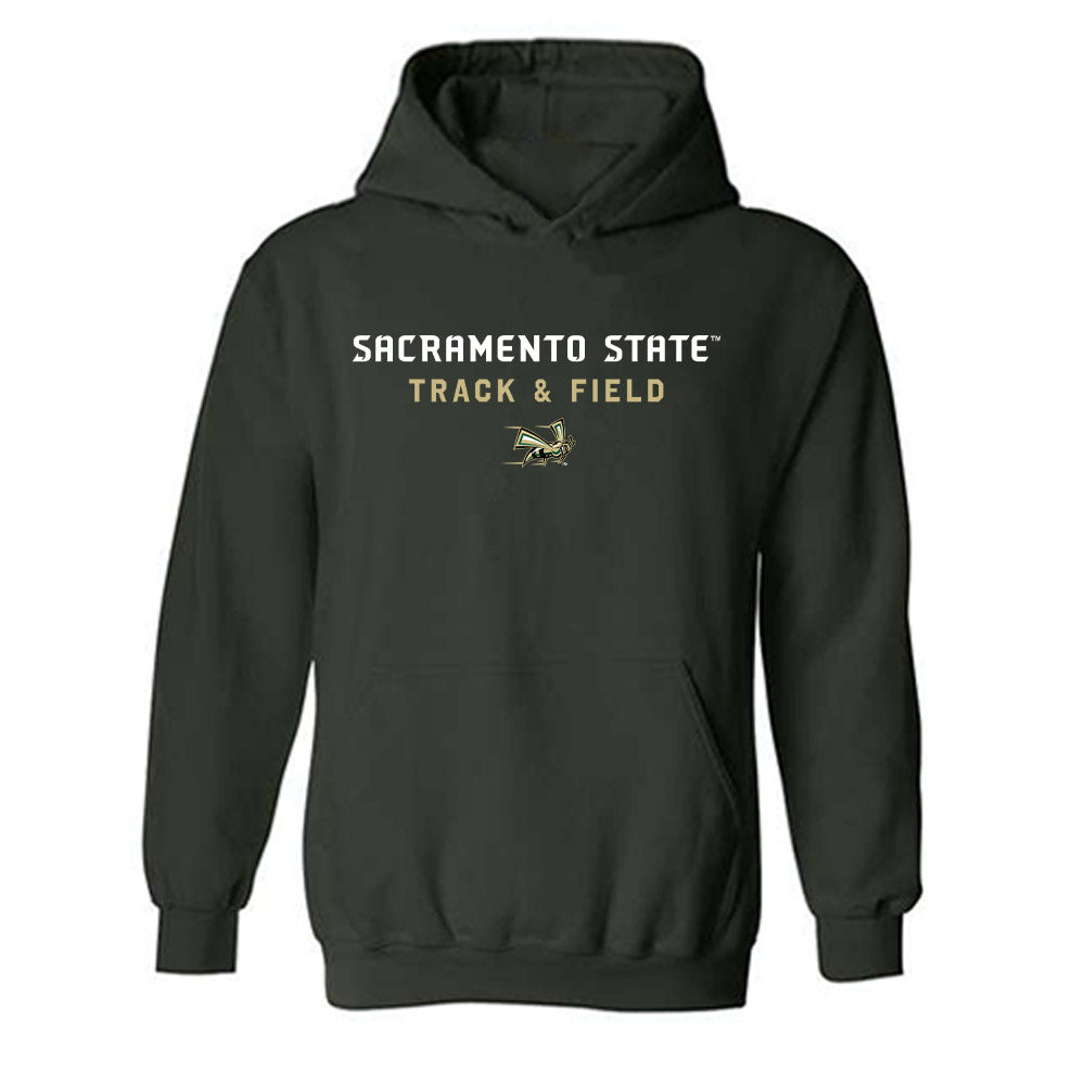 Sacramento State - NCAA Men's Track & Field : Cole Oliver - Classic Shersey Hooded Sweatshirt-0