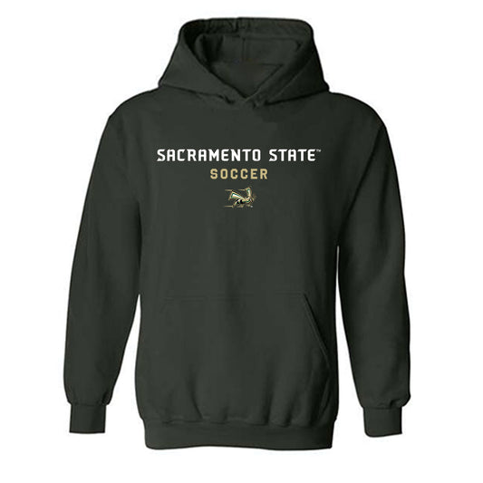 Sacramento State - NCAA Women's Soccer : ava clonce - Classic Shersey Hooded Sweatshirt-0