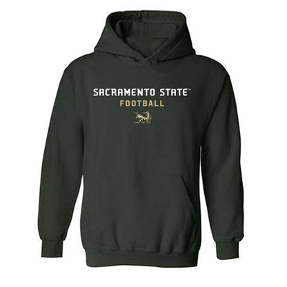 Sacramento State - NCAA Football : Jayden Davis - Classic Shersey Hooded Sweatshirt-0