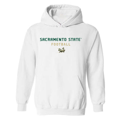 Sacramento State - NCAA Football : Jayden Davis - Classic Shersey Hooded Sweatshirt-0