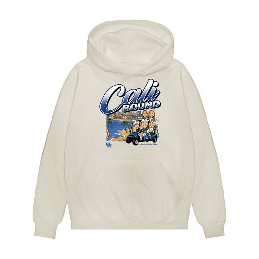 Kentucky - NCAA Women's Golf : Team Collage Cali Bound Premium Hooded Sweatshirt-0