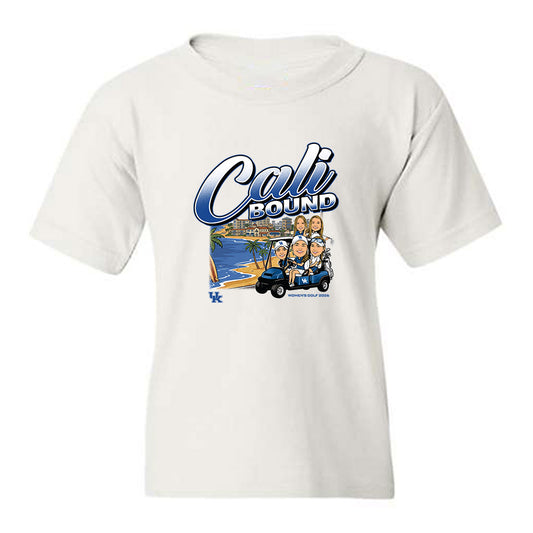 Kentucky - NCAA Women's Golf : Team Collage Cali Bound Youth T-Shirt-0