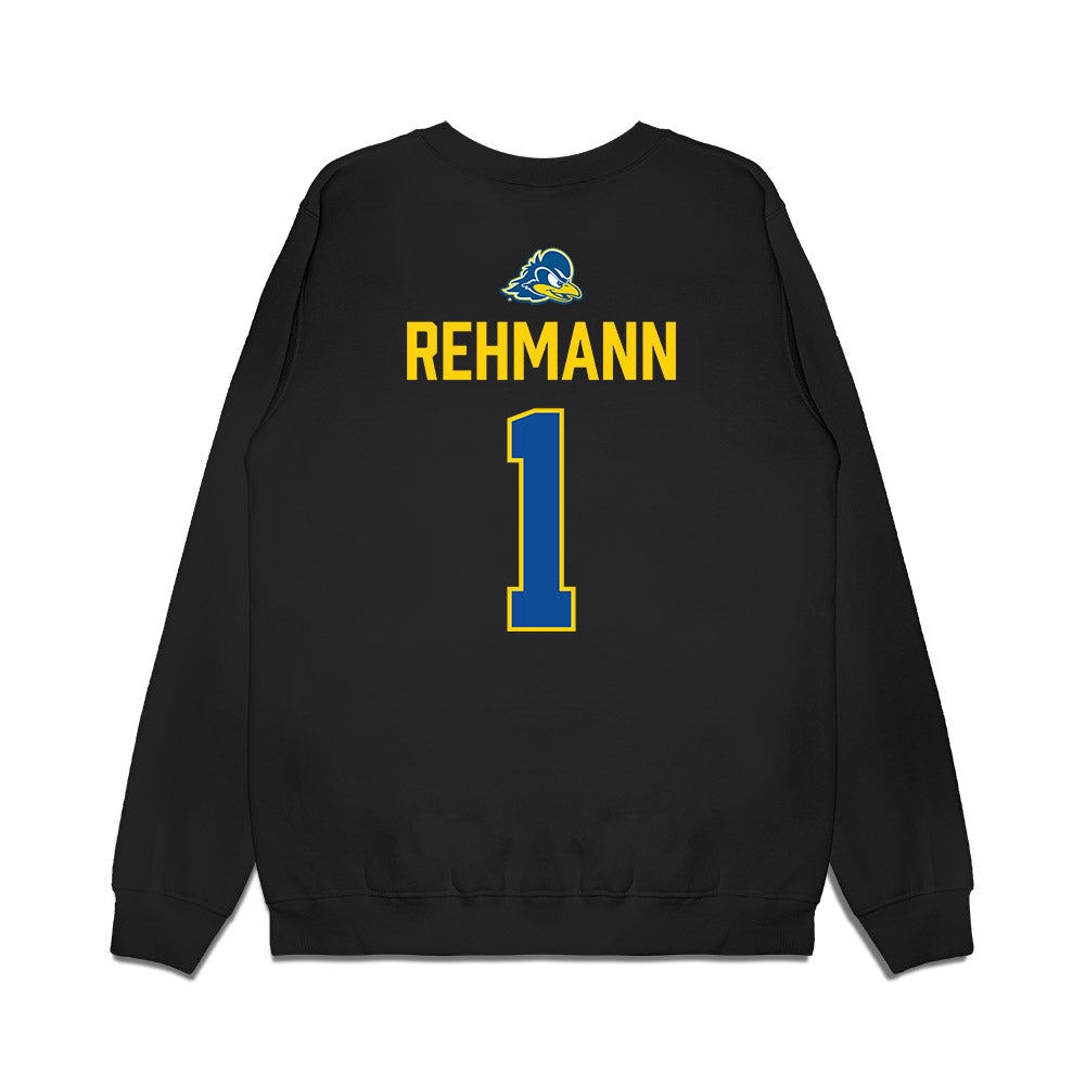 Delaware - NCAA Football : Brandon Rehmann - Graduation Premium Crewneck Sweatshirt-1