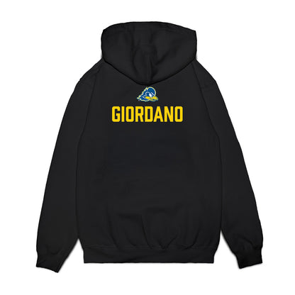 Delaware - NCAA Women's Track & Field : Maya Giordano - Graduation Premium Hooded Sweatshirt-1