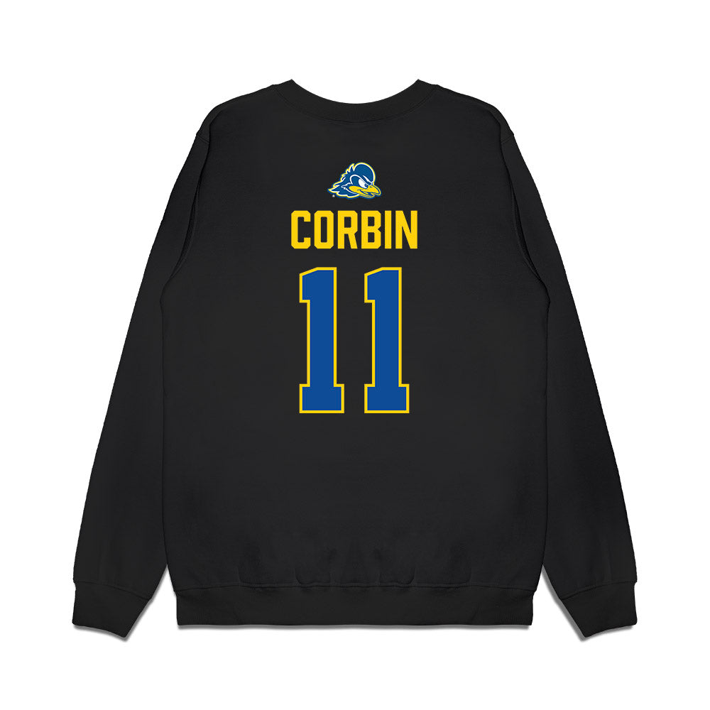 Delaware - NCAA Football : Jawarren Corbin - Graduation Premium Crewneck Sweatshirt-1