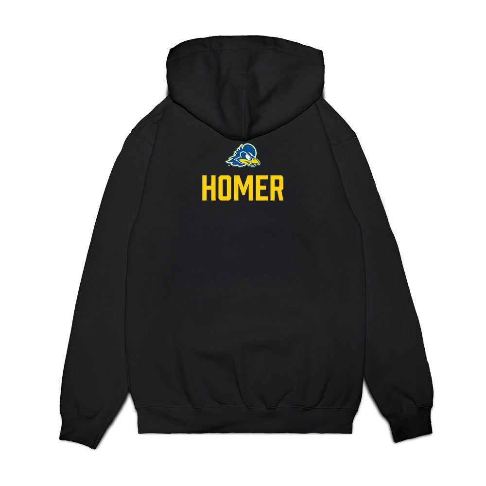 Delaware - NCAA Men's Golf : Jeffrey Homer - Graduation Premium Hooded Sweatshirt-1