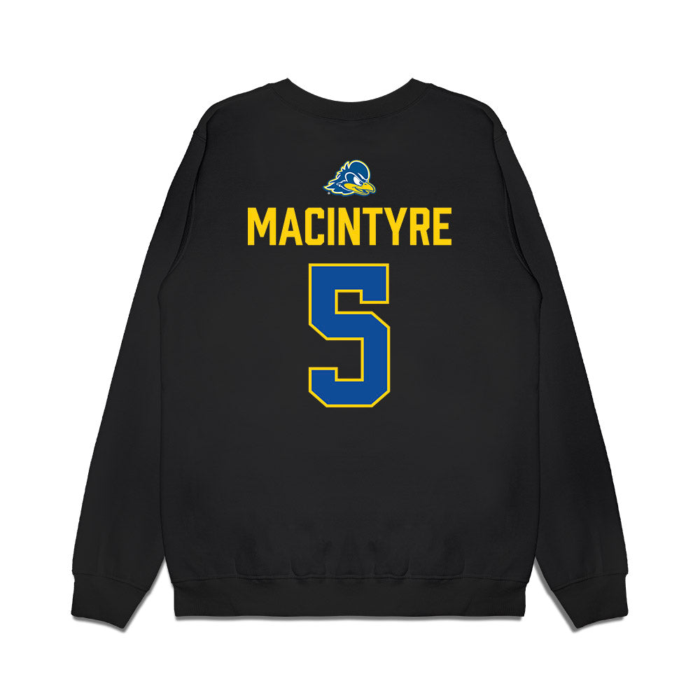 Delaware - NCAA Women's Ice Hockey : Emma MacIntyre - Graduation Premium Crewneck Sweatshirt-1