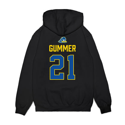 Delaware - NCAA Football : Trenton Gummer - Graduation Premium Hooded Sweatshirt-1