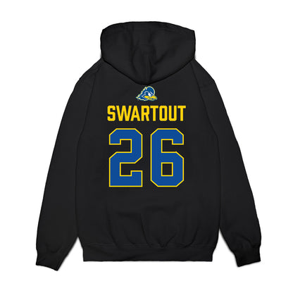 Delaware - NCAA Women's Lacrosse : Alison Swartout - Graduation Premium Hooded Sweatshirt-1