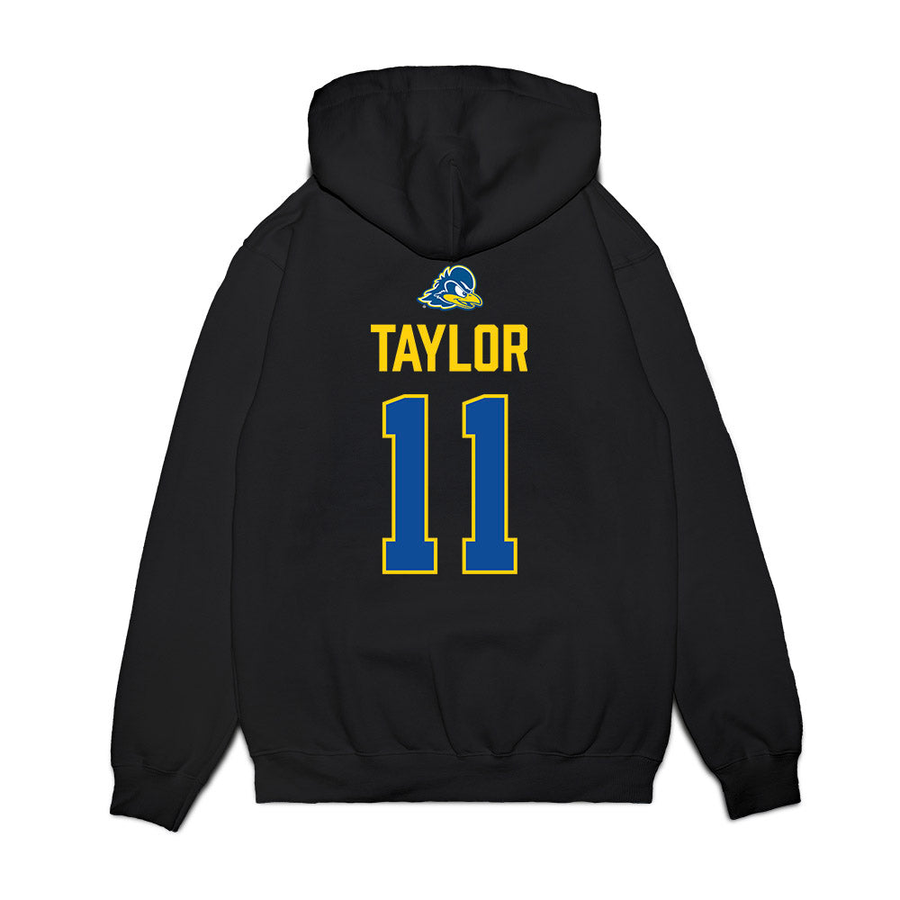 Delaware - NCAA Men's Basketball : Jayden Taylor - Graduation Premium Hooded Sweatshirt-1