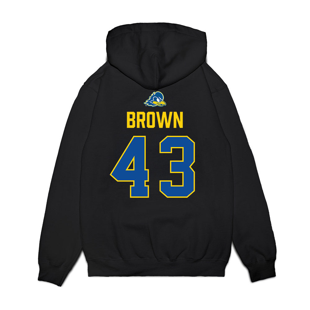 Delaware - NCAA Football : Luke Brown - Graduation Premium Hooded Sweatshirt-1