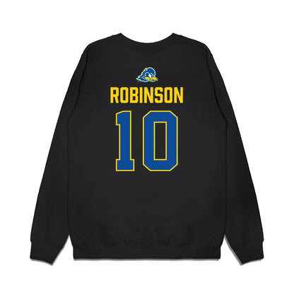 Delaware - NCAA Football : Taesean Robinson - Graduation Premium Crewneck Sweatshirt-1