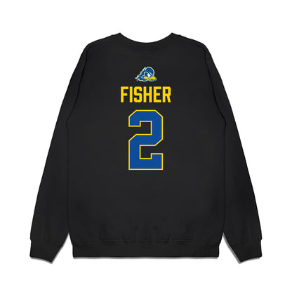 Delaware - NCAA Women's Soccer : Maura Fisher - Graduation Premium Crewneck Sweatshirt-1