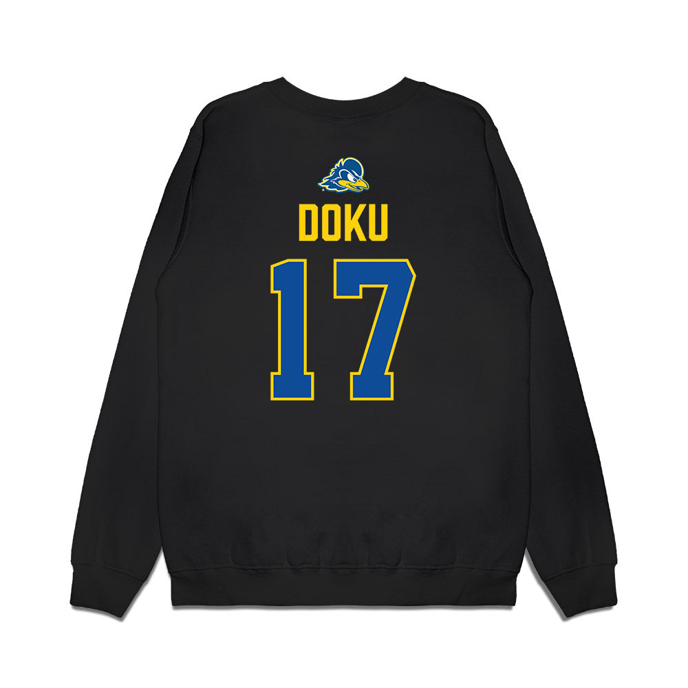 Delaware - NCAA Football : Emmanuel Doku - Graduation Premium Crewneck Sweatshirt-1