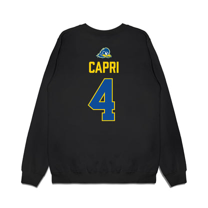 Delaware - NCAA Men's Lacrosse : Cory Capri - Graduation Premium Crewneck Sweatshirt-1