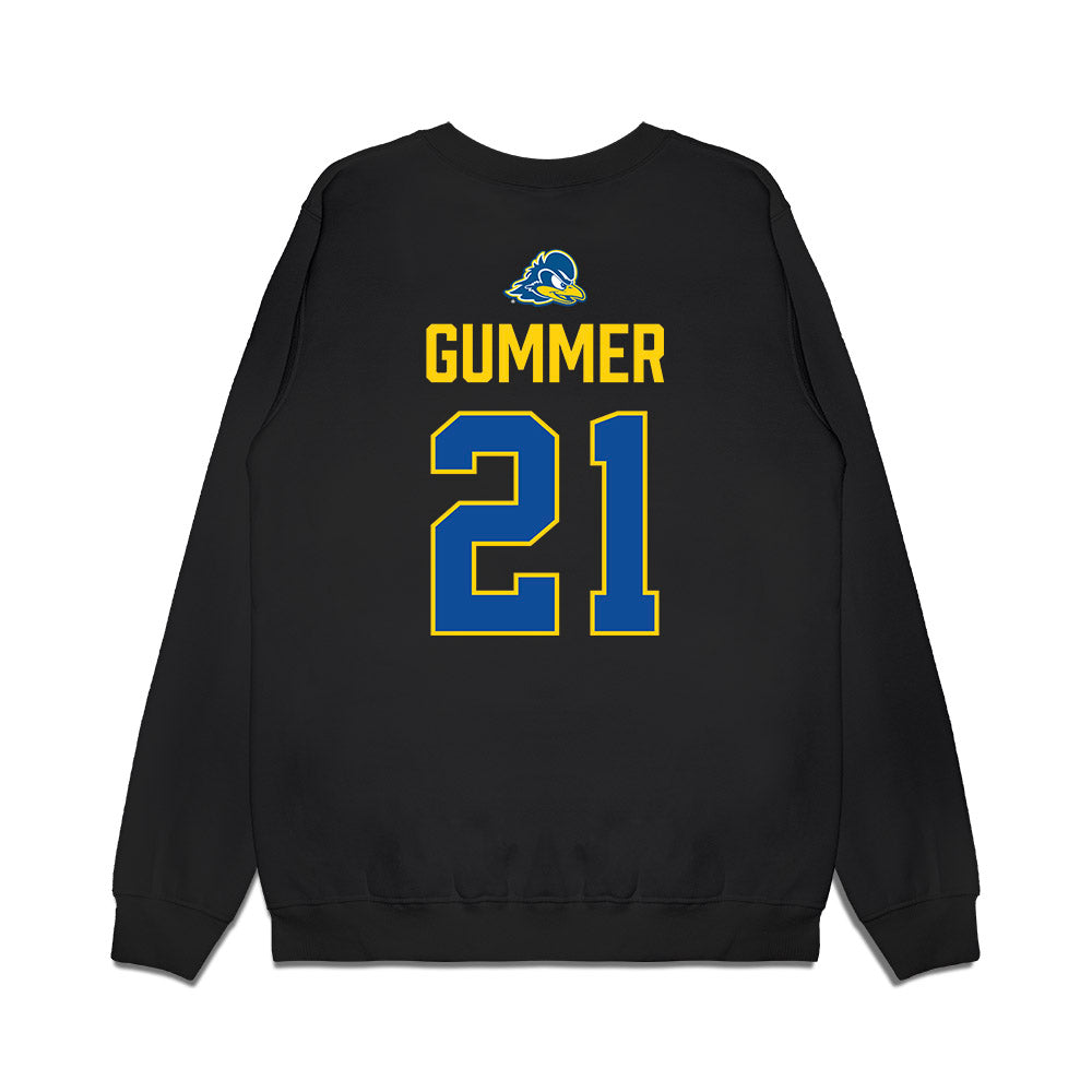 Delaware - NCAA Football : Trenton Gummer - Graduation Premium Crewneck Sweatshirt-1