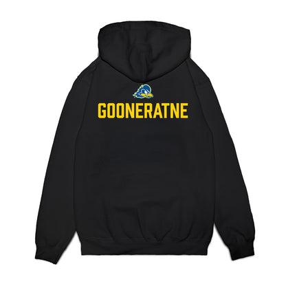 Delaware - NCAA Women's Golf : Rhianna Gooneratne - Graduation Premium Hooded Sweatshirt-1