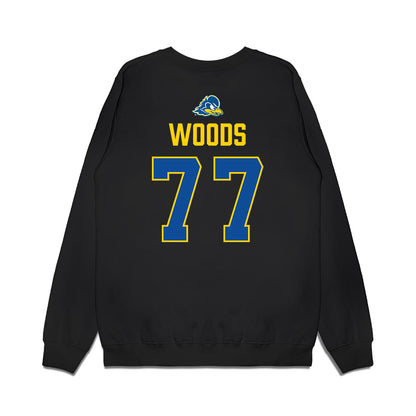 Delaware - NCAA Softball : Claire Woods - Graduation Premium Crewneck Sweatshirt-1