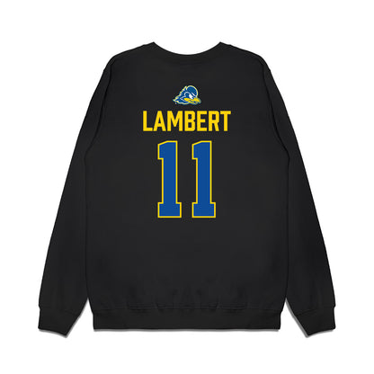 Delaware - NCAA Baseball : Luke Lambert - Graduation Premium Crewneck Sweatshirt-1