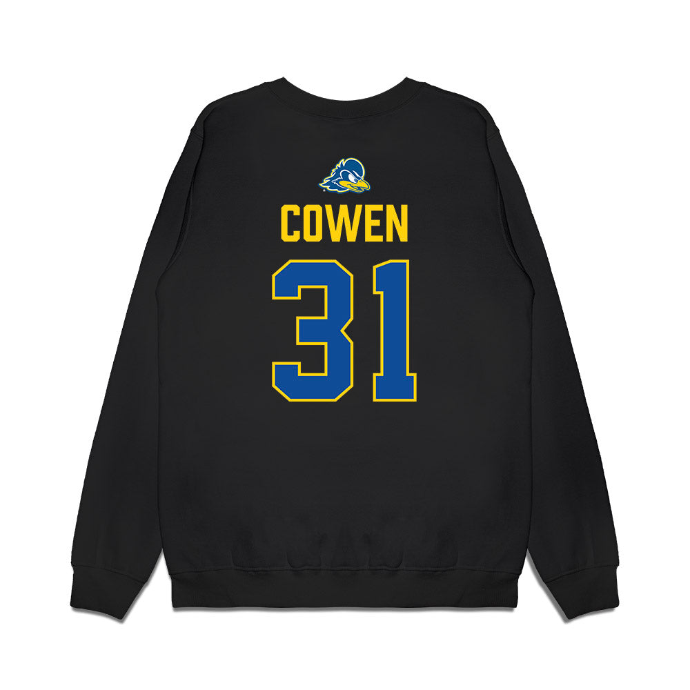 Delaware - NCAA Men's Lacrosse : Nick Cowen - Graduation Premium Crewneck Sweatshirt-1