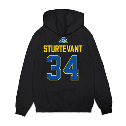 Delaware - NCAA Women's Lacrosse : Riley Sturtevant - Graduation Premium Hooded Sweatshirt-1