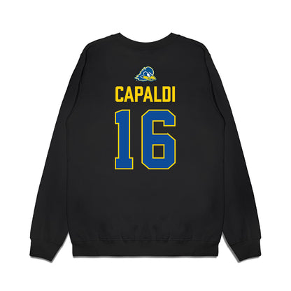 Delaware - NCAA Softball : Marlayna Capaldi - Graduation Premium Crewneck Sweatshirt-1