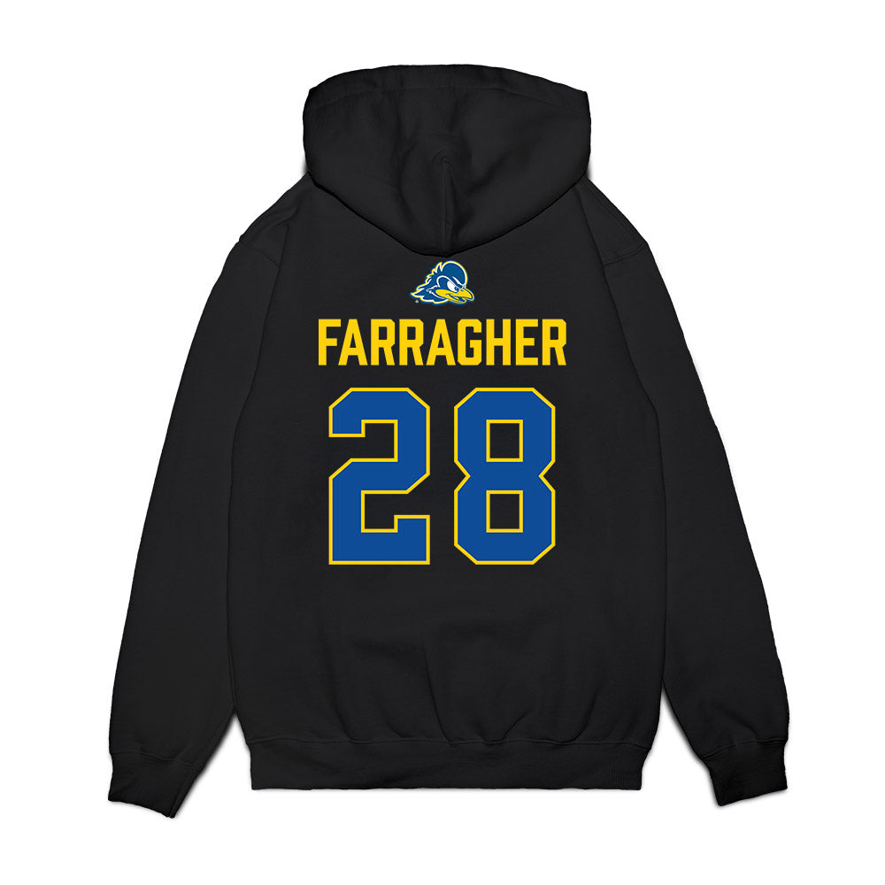 Delaware - NCAA Women's Lacrosse : Maggie Farragher - Graduation Premium Hooded Sweatshirt-1