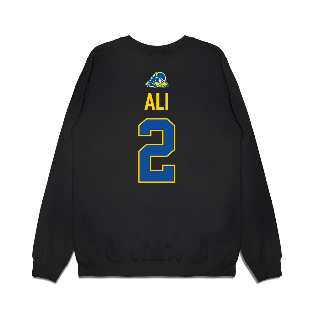 Delaware - NCAA Football : Kahlil Ali - Graduation Premium Crewneck Sweatshirt-1