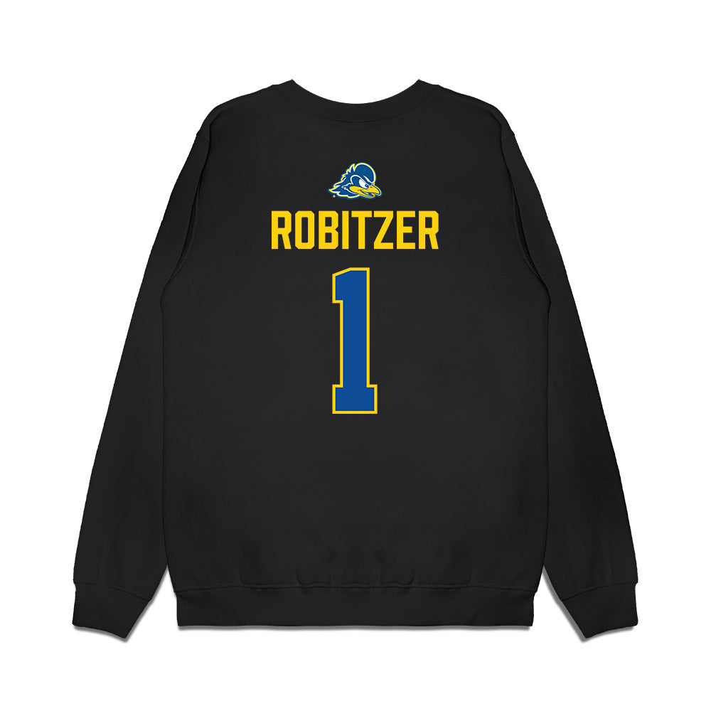 Delaware - NCAA Women's Ice Hockey : Mattie Robitzer - Graduation Premium Crewneck Sweatshirt-1