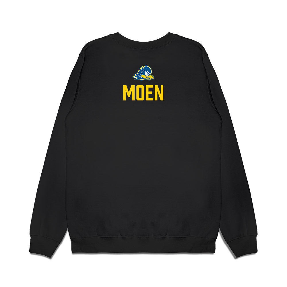 Delaware - NCAA Men's Swimming & Diving : Max Moen - Graduation Premium Crewneck Sweatshirt-1