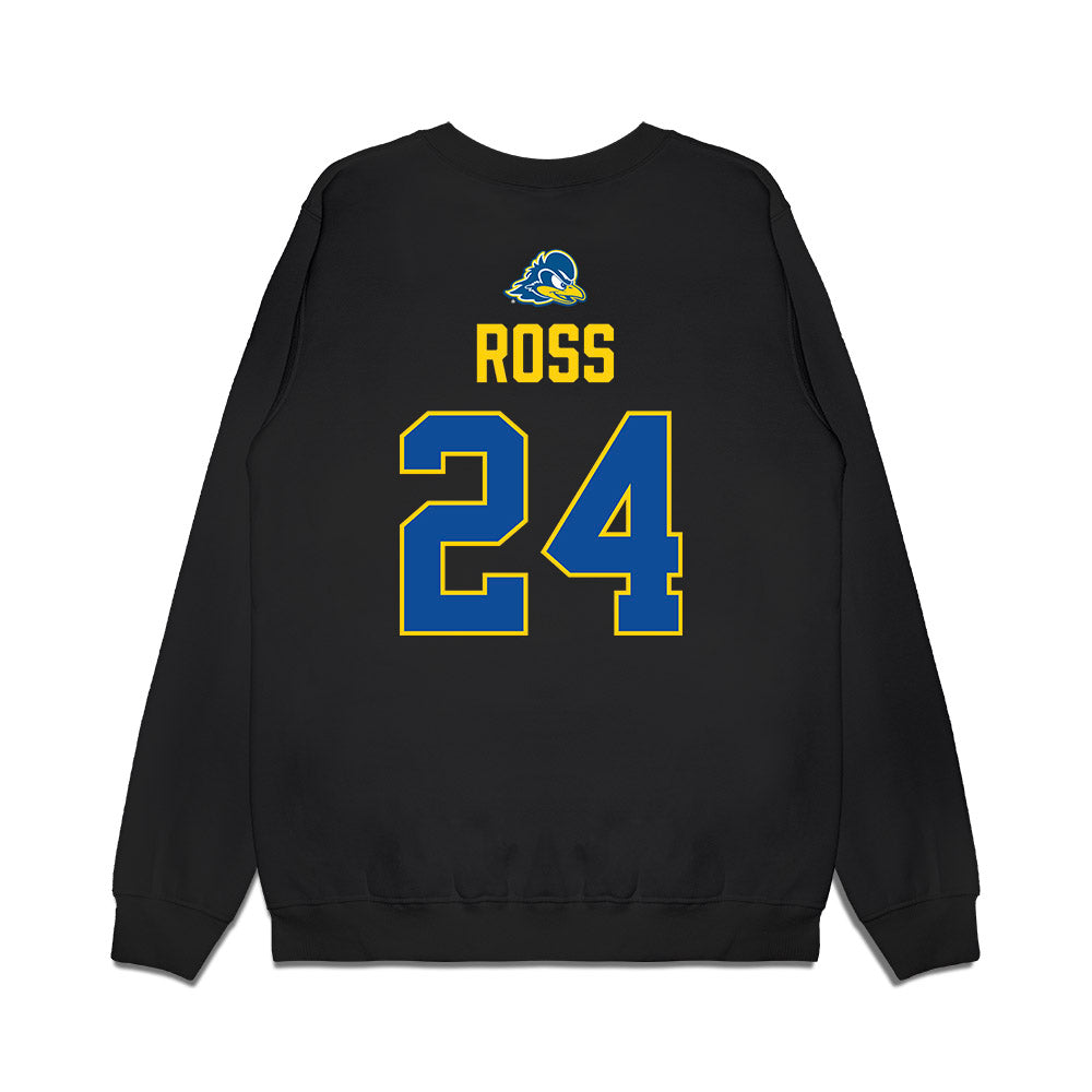 Delaware - NCAA Football : Jalen Ross - Graduation Premium Crewneck Sweatshirt-1