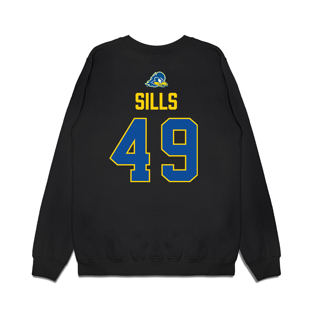 Delaware - NCAA Football : Maddox Sills - Graduation Premium Crewneck Sweatshirt-1