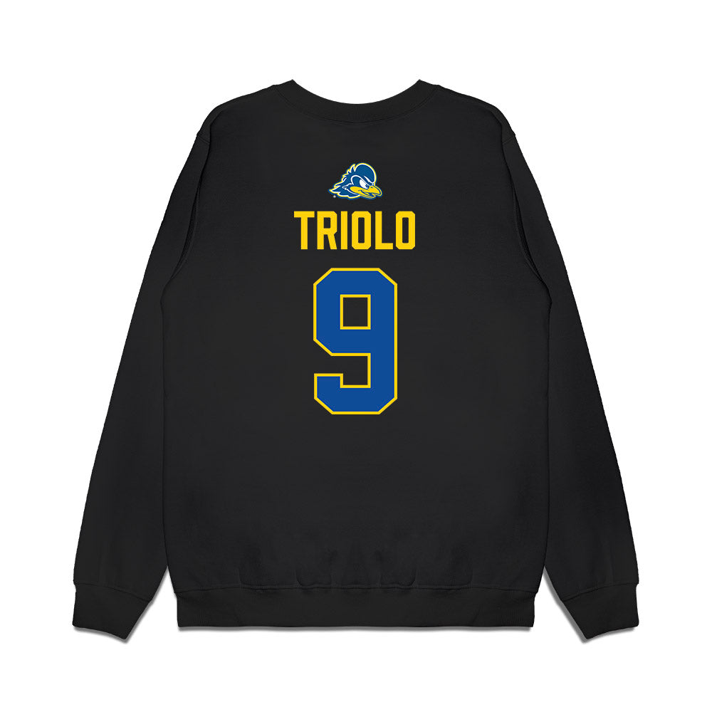 Delaware - NCAA Men's Lacrosse : Matt Triolo - Graduation Premium Crewneck Sweatshirt-1
